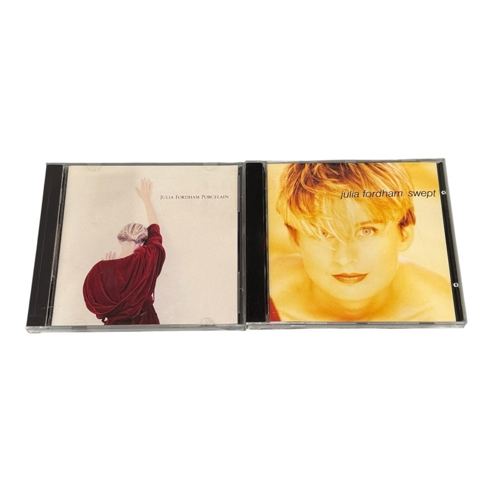 Julia Fordham CD Lot Porcelain 1989 Swept 1991 Adult Contemporary Pop Rock Album